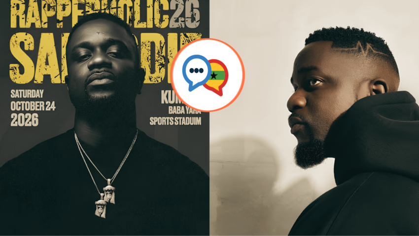 Sarkodie promoting Rapperholic Kumasi following his Royal Albert Hall performance